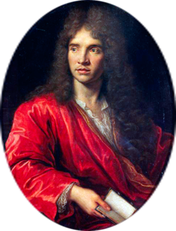 Portrait de Molière attribué à Pierre Mignard