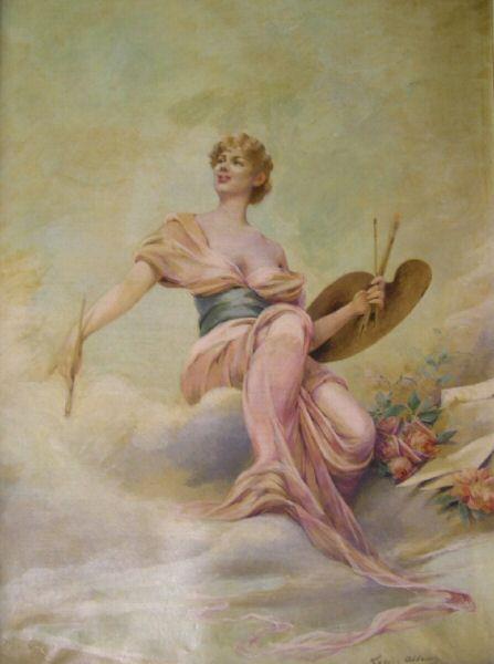 La peinture Louise Abbéma 1897 Style: Impressionisme Genre: peinture symbolique