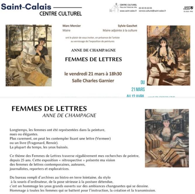 Photo des oeuvres présentées