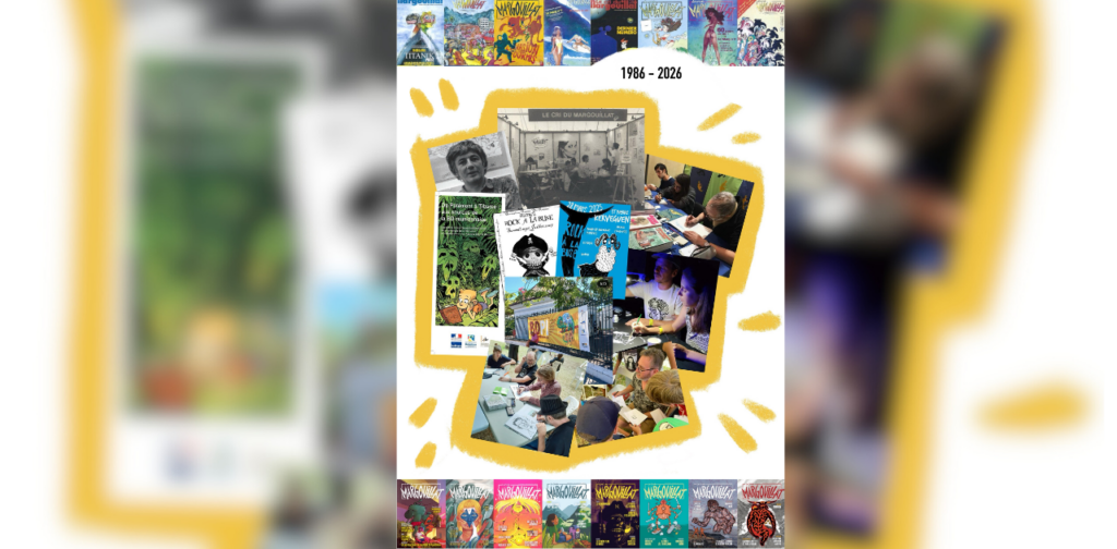  40 ans de passion et d’histoire de l’association de bande dessinée péï Le Cri du Margouillat, qui investira un espace pour marquer cet anniversaire.