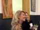Jeanne, artiste peintre, lors du vernissage de l'exposition La Couleur de l'Expression, Paris 18e, avril 2025