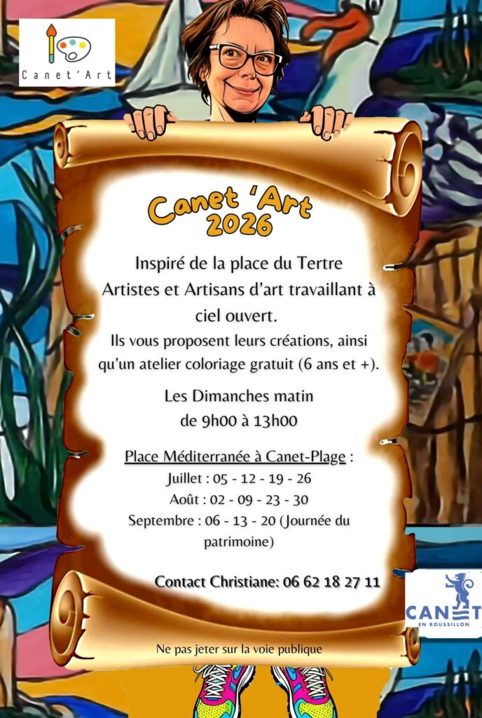 Pour les passionnés d’art et d’artisanat, laissez-vous séduire par le marché Canet ‘Art Édition 2026