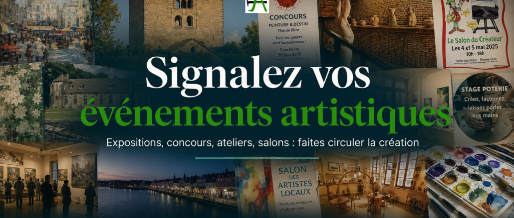 Partagez un évènements artistique et culturel sur Partageos.com pour qu'il ne passe pas inaperçu
