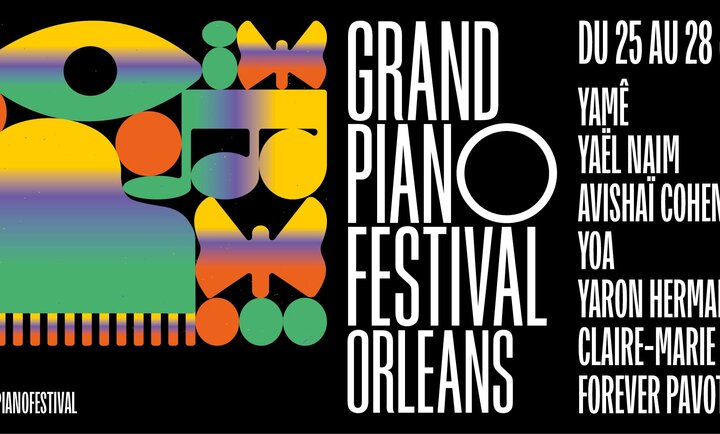 pour faire chanter, danser et rêver Orléans. Partout dans la ville, dans les lieux culturels et les commerces, Grand PianO Festival donne le la !