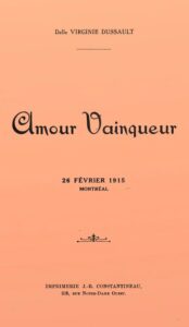 Couverture : Amour vainqueur